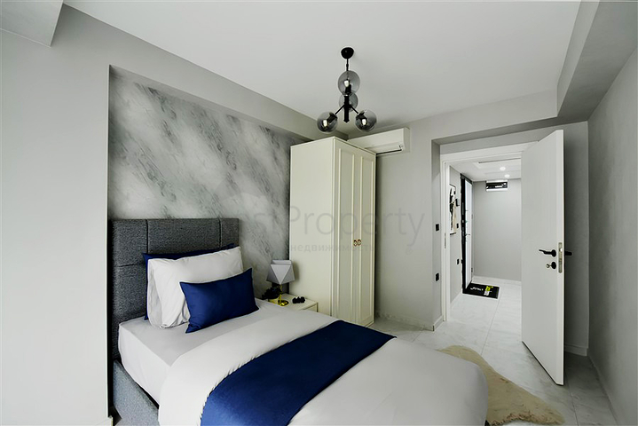 Moderne, neue Wohnung 2+1 im Cleopatra-Viertel von Alanya