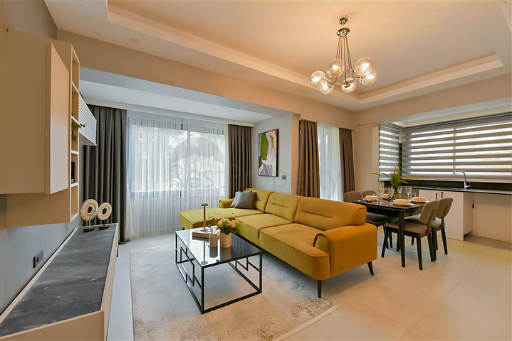 Moderne, neue Wohnung 2+1 im Cleopatra-Viertel von Alanya