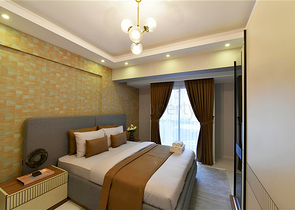 Moderne, neue Wohnung 2+1 im Cleopatra-Viertel von Alanya