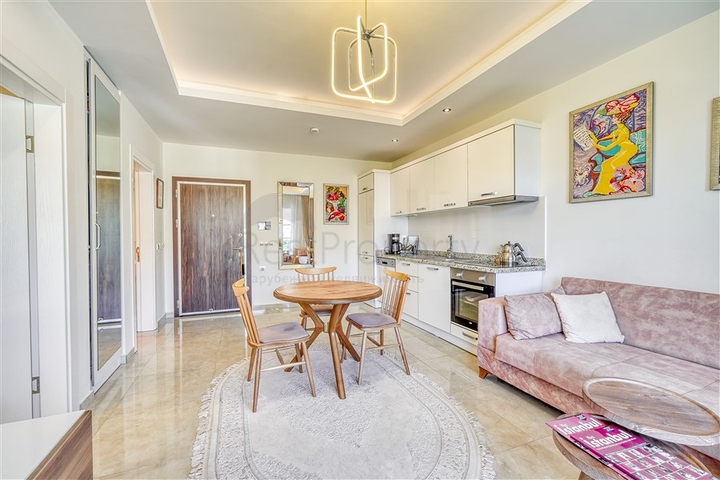 Möblierte Wohnung im Stadtteil Mahmutlar