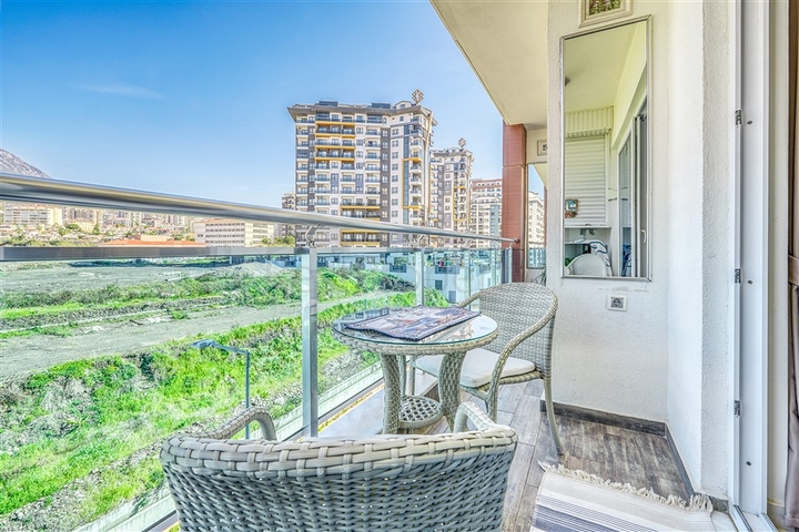 Möblierte Wohnung im Stadtteil Mahmutlar