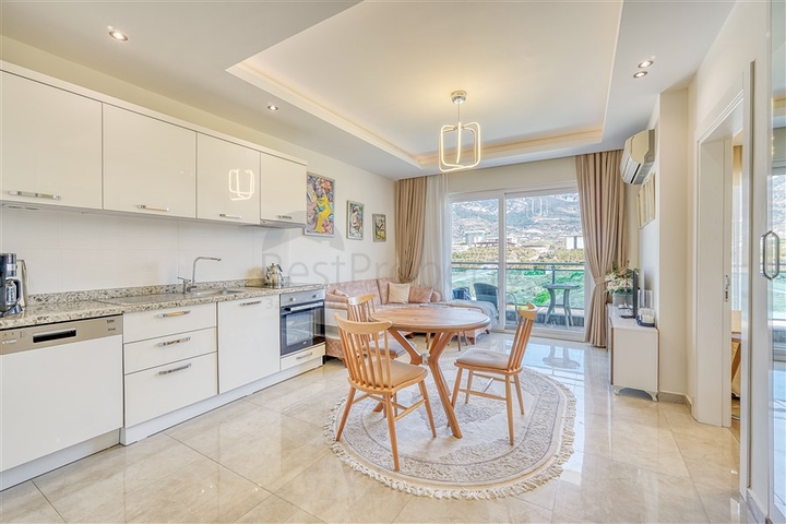 Möblierte Wohnung im Stadtteil Mahmutlar