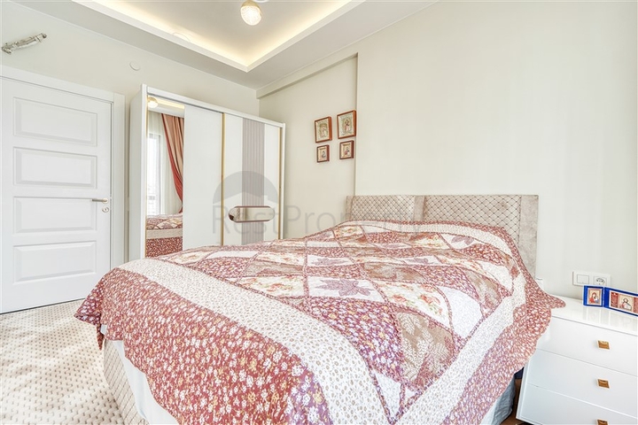 1+1 Wohnung in einer neuen Wohnanlage im Bezirk Mahmutlar