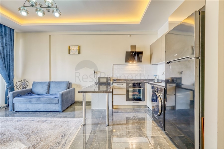 1+1 Wohnung in einer neuen Wohnanlage im Bezirk Mahmutlar