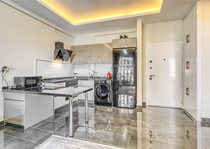 1+1 Wohnung in einer neuen Wohnanlage im Bezirk Mahmutlar