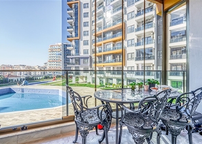 1+1 Wohnung in einer neuen Wohnanlage im Bezirk Mahmutlar