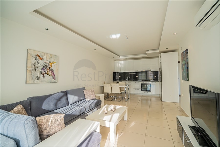 Groß geschnittene 1+1-Wohnung in Oba/Alanya