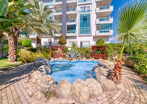 1+1 Wohnung in einer tollen, weitläufigen Anlage von Cikcilli/Alanya