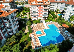 Geräumige Wohnung 2+1 in Oba/Alanya
