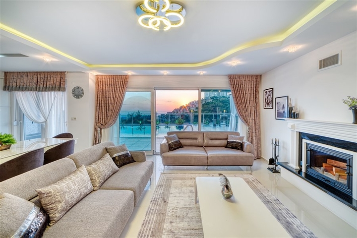 Die geräumige Villa mit Meerblick ist die perfekte Kombination aus Luxus und Gemütlichkeit