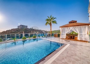 Die geräumige Villa mit Meerblick ist die perfekte Kombination aus Luxus und Gemütlichkeit