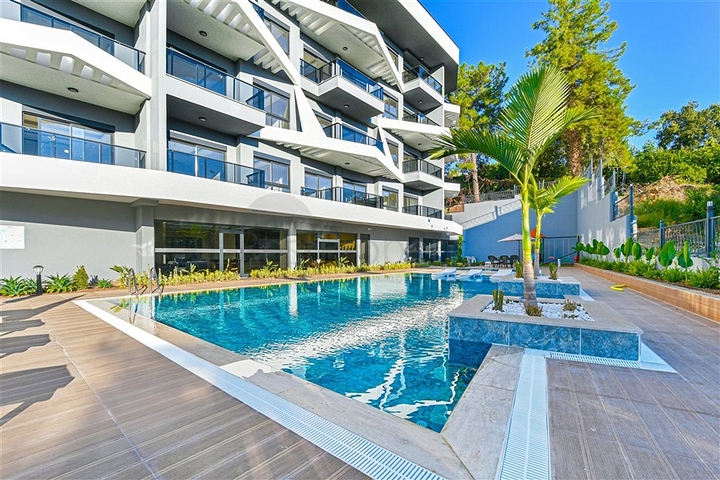 Moderne Apartments mit kompletter Infrastruktur in einer der besten Gegenden von Alanya