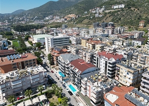 Möblierte Wohnung im Zentrum von Alanya