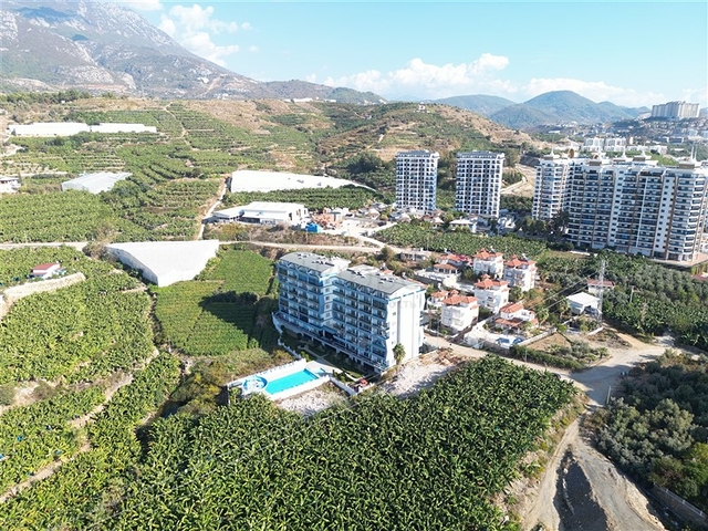 Schickes, möbliertes Penthouse 2+1 in Mahmutlar/Alanya