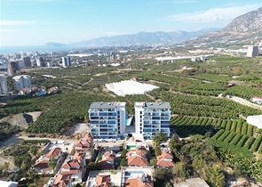 Schickes, möbliertes Penthouse 2+1 in Mahmutlar/Alanya