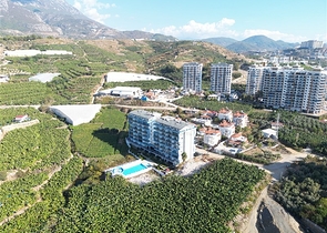 Schickes, möbliertes Penthouse 2+1 in Mahmutlar/Alanya