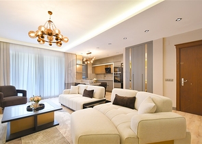 Sehr schicke drei-Zimmer-Wohnung in der Gegend von Tosmur