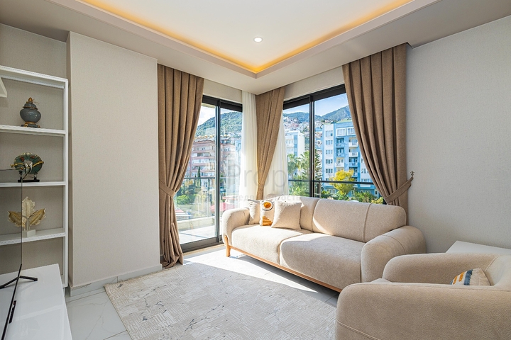 Gemütliche 1+1 Wohnung in der Nähe von Kleopatra Beach