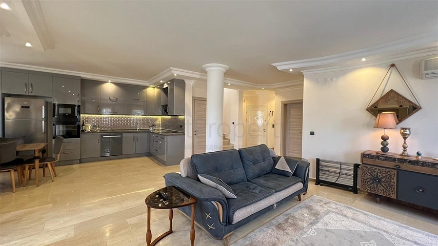 Möblierte Villa mit Meerblick in der malerischen Gegend von Kargicak