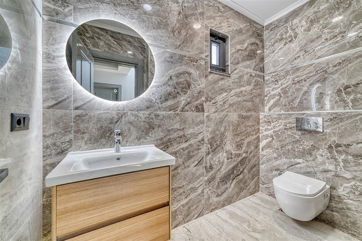 Moderne Luxusvilla im Zentrum von Cikcilli mit Panoramablick auf das Meer