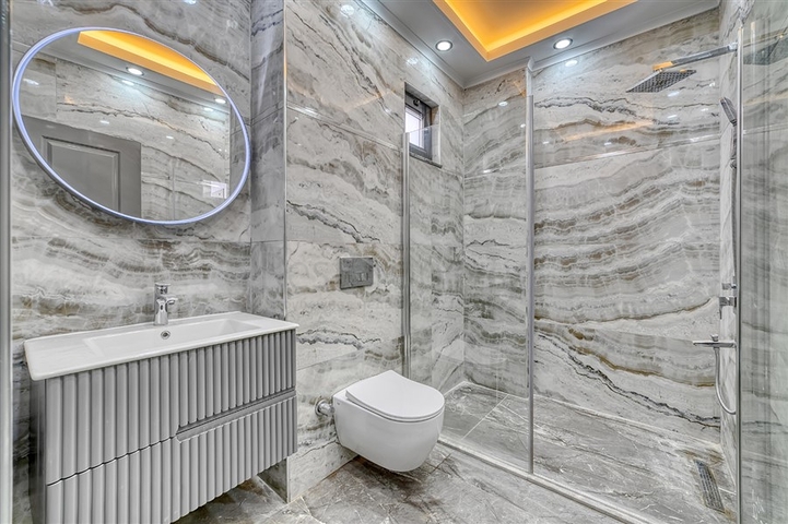 Moderne Luxusvilla im Zentrum von Cikcilli mit Panoramablick auf das Meer