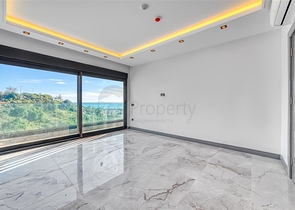 Moderne Luxusvilla im Zentrum von Cikcilli mit Panoramablick auf das Meer