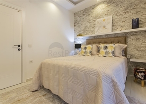 Gemütliche 1+1 möblierte Wohnung am Meer in einem entwickelten Komplex