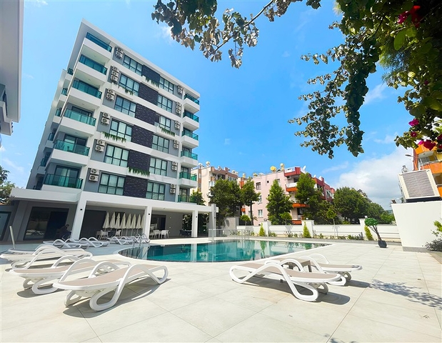 Moderne 1+1-Wohnung in einem Komplex mit Hotelinfrastruktur — nur 250 Meter vom Kleopatra-Strand entfernt