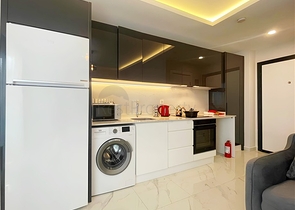 Moderne 1+1-Wohnung in einem Komplex mit Hotelinfrastruktur — nur 250 Meter vom Kleopatra-Strand entfernt