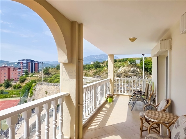 Geräumige 2+1-Wohnung mit Meerblick in einer ruhigen Gegend von Alanya  Geräumige 2+1-Wohnung mit Meerblick in einer ruhigen Gegend von Alanya