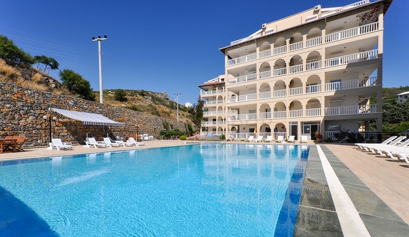 Geräumige 2+1-Wohnung mit Meerblick in einer ruhigen Gegend von Alanya  Geräumige 2+1-Wohnung mit Meerblick in einer ruhigen Gegend von Alanya