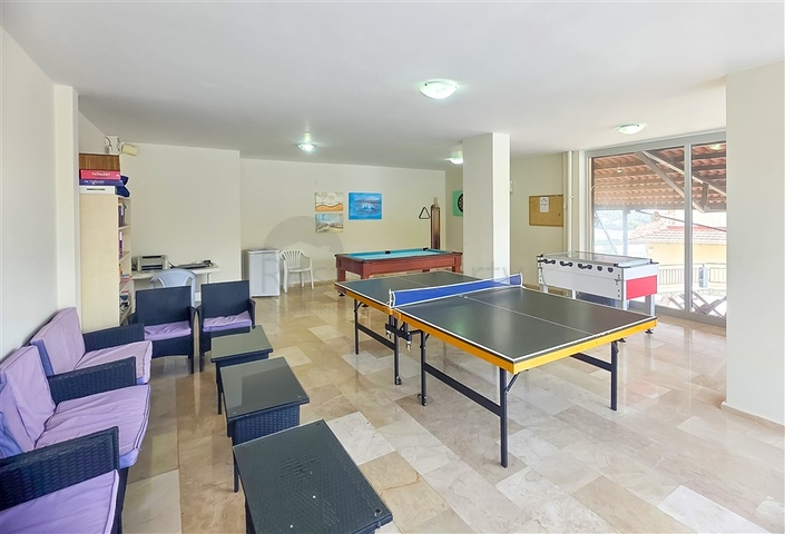 Geräumige 2+1-Wohnung mit Meerblick in einer ruhigen Gegend von Alanya  Geräumige 2+1-Wohnung mit Meerblick in einer ruhigen Gegend von Alanya