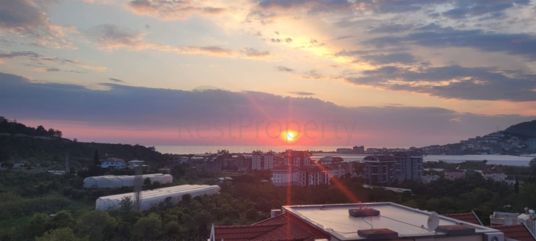 Geräumige 2+1-Wohnung mit Meerblick in einer ruhigen Gegend von Alanya  Geräumige 2+1-Wohnung mit Meerblick in einer ruhigen Gegend von Alanya