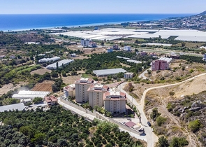 Geräumige 2+1-Wohnung mit Meerblick in einer ruhigen Gegend von Alanya  Geräumige 2+1-Wohnung mit Meerblick in einer ruhigen Gegend von Alanya