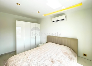 Modernes 2+1 Penthouse zur Miete im Zentrum von Alanya - nur 150 Meter vom Meer entfernt