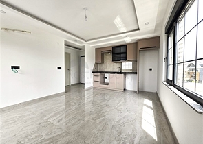 Gemütliche 1+1 Wohnung in einem neuen Komplex mit Meerblick