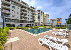 Penthouse 2+1 mit Meerblick in einem neuen Komplex