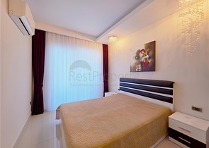 Gemütlichkeit und Komfort in einem Schritt vom Meer entfernt - Wohnung in einem prestigeträchtigen Komplex in Mahmutlar