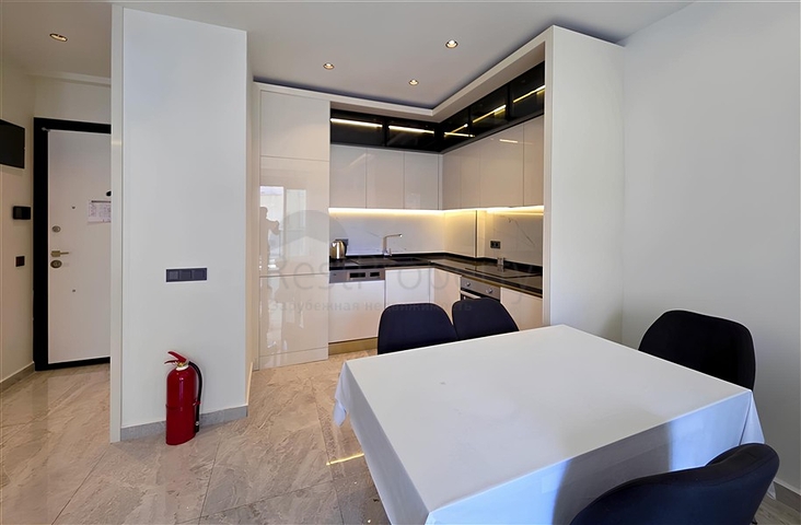 Gemütliche Wohnung mit reicher Infrastruktur im Herzen von Alanya