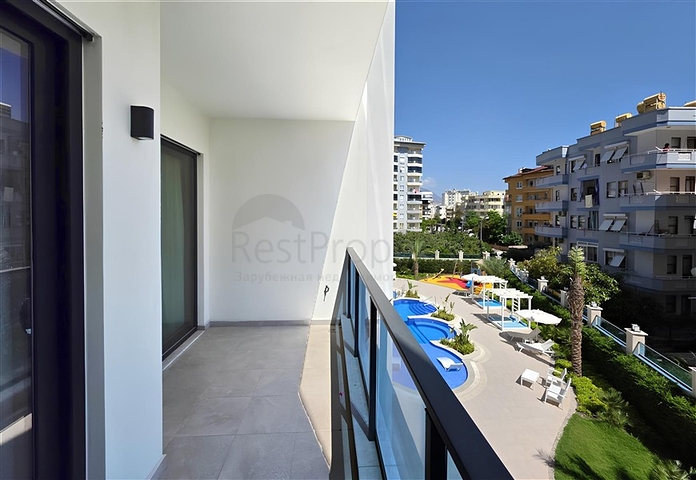 Gemütliche Wohnung mit reicher Infrastruktur im Herzen von Alanya