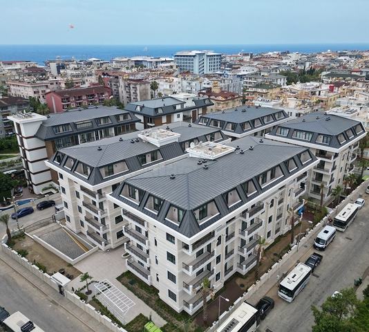 Stilvolle 1+1-Wohnung in der Nähe des Kleopatra—Comfort-Strandes im Zentrum von Alanya