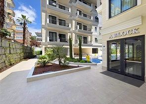 Stilvolle 1+1-Wohnung in der Nähe des Kleopatra—Comfort-Strandes im Zentrum von Alanya