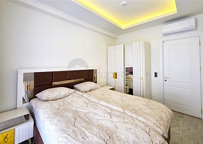 Stilvolle 1+1-Wohnung in der Nähe des Kleopatra—Comfort-Strandes im Zentrum von Alanya