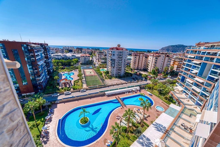 Elegantes Penthouse mit Meerblick im Herzen von Alanya