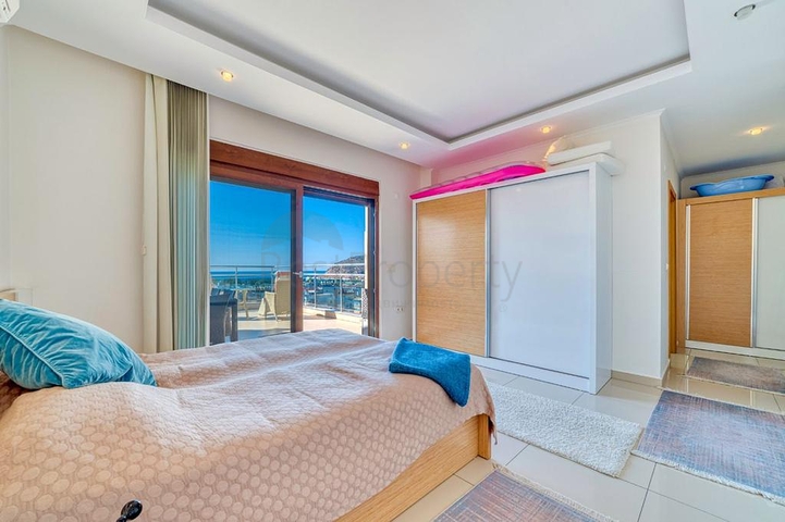 Elegantes Penthouse mit Meerblick im Herzen von Alanya