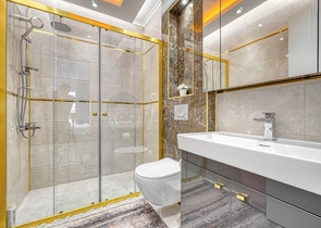 Moderne Wohnung am Meer in einer entwickelten Gegend von Alanya