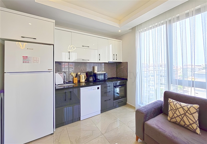 Moderne 1+1 Wohnung zur Miete in Oba - Komfort in der Nähe des Meeres