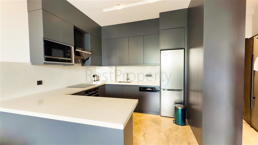 1+1 Wohnung am Meer in der malerischen Gegend von Kargicak ist das ideale Angebot für das Leben und die Erholung