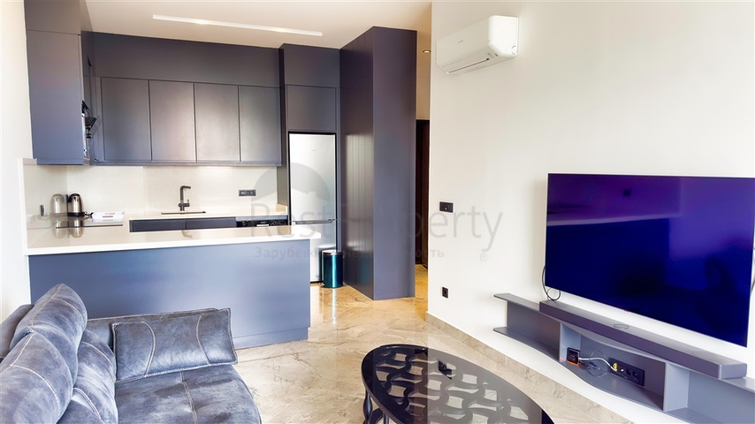 1+1 Wohnung am Meer in der malerischen Gegend von Kargicak ist das ideale Angebot für das Leben und die Erholung