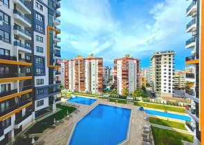 Moderne 1+1 Wohnung zu vermieten - Komfort und Infrastruktur im Zentrum von Mahmutlar